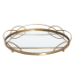 Preview: Tablett Gold Mirror 46cm